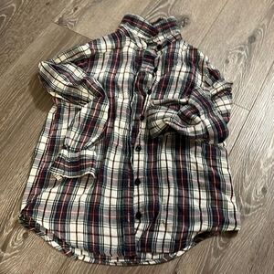 Vintage Plaid Button Up